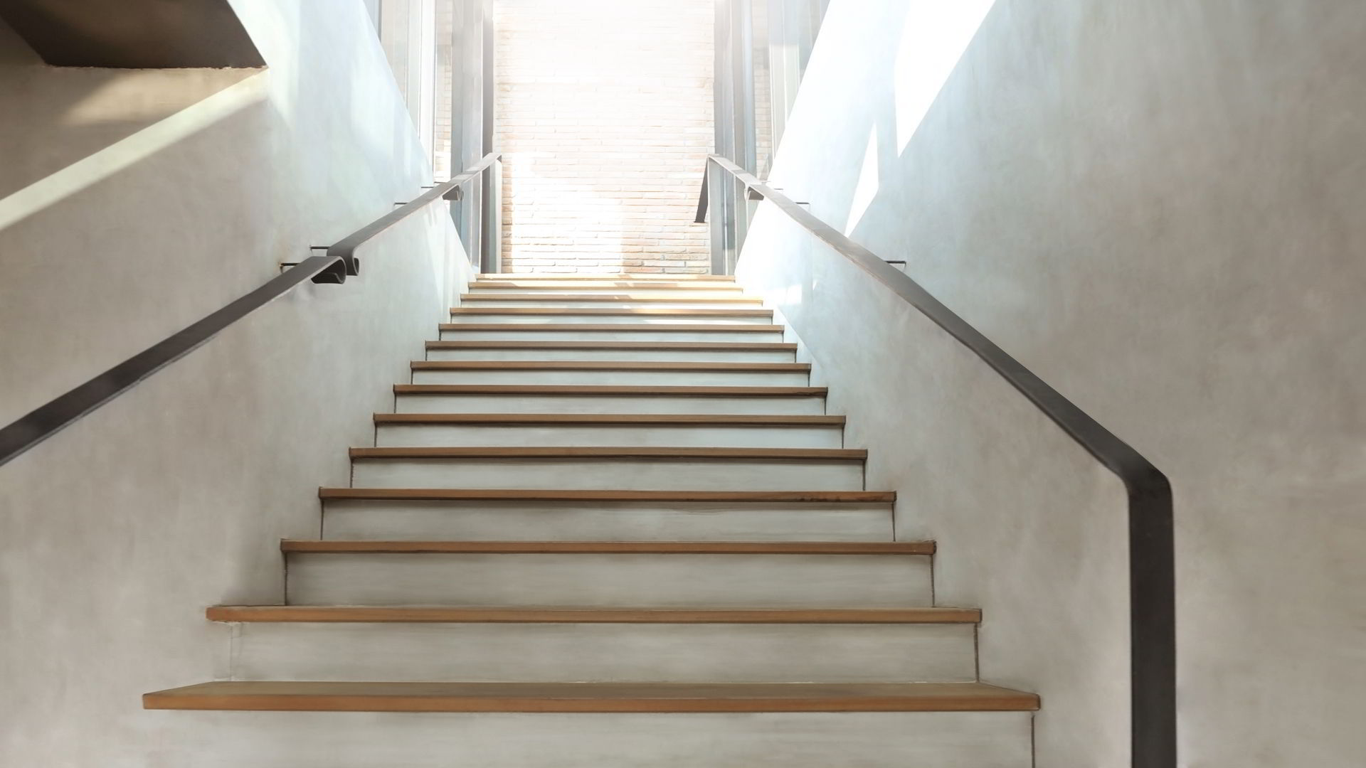 Microcement staircase