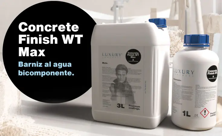 Новый водный полиуретановый лак, Concrete Finish WT Max